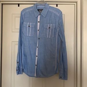 Blue BKE Button Down Shirt